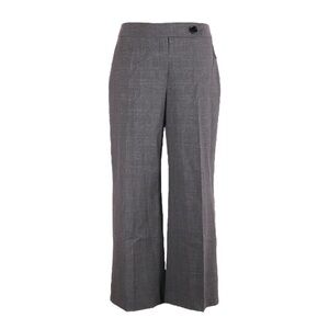 Louben Gray Plaid Print Classic Trouser Dress Pants Size 14